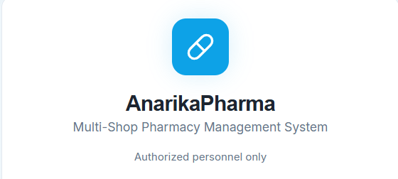Anarika Pharmacy Management System Logo